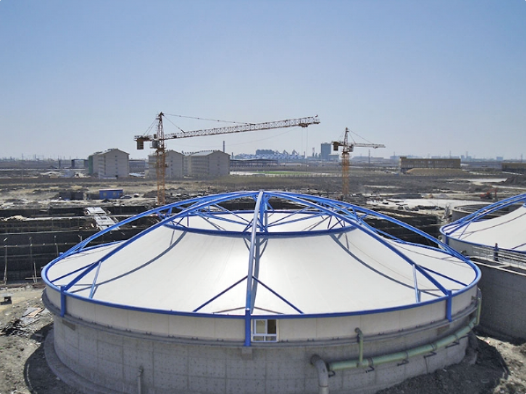 雅安市污水池加盖膜结构景观 - 一站式服务